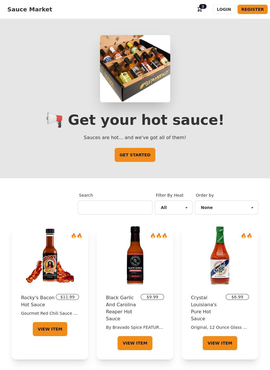 sauce market screenshot